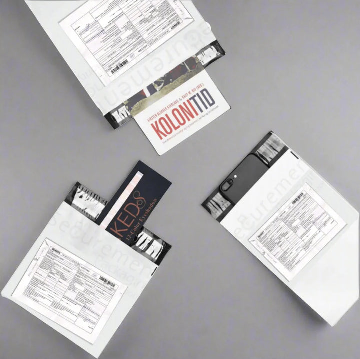 Securement Courier Bags With POD Jacket (51 Microns/Economy)