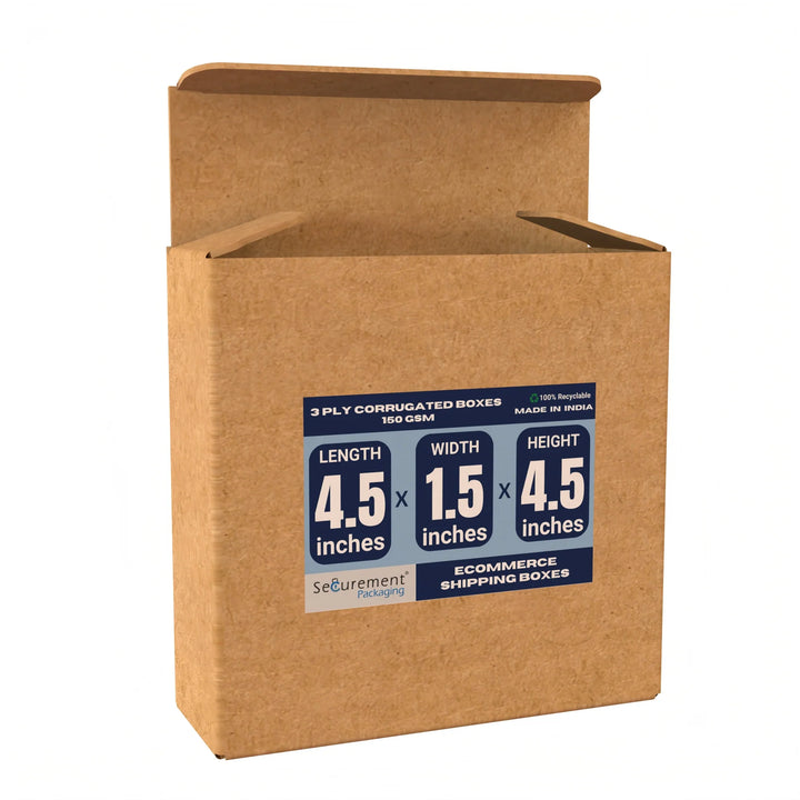 Corrugated Brown Boxes 3 Ply (150 GSM Plain)