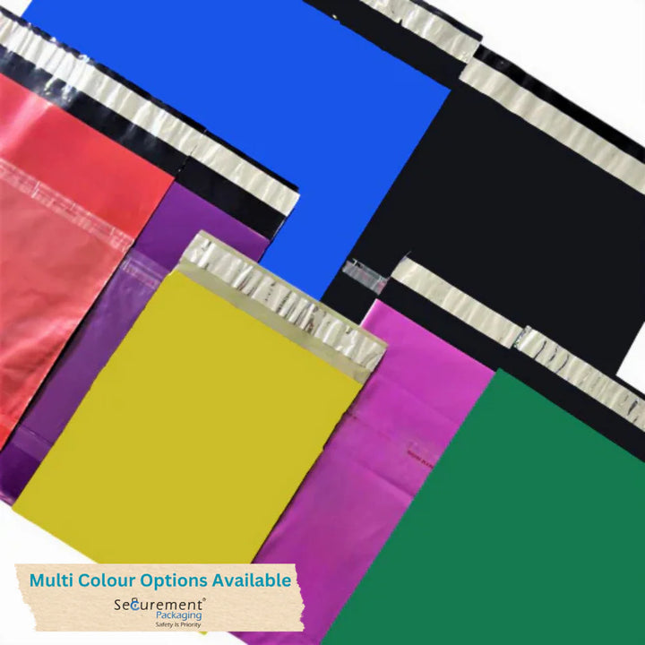 Coloured Courier Bags (51 Microns) (Black)