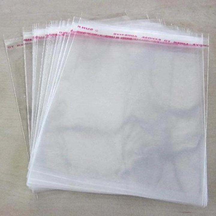 BOPP Transparent Resealable Packing Bags (Self Adhesive)